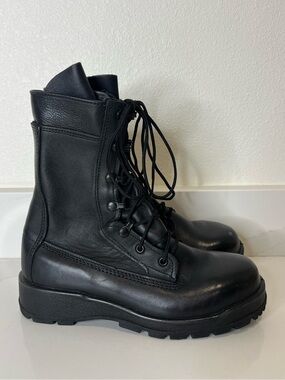 Belleville Black Leather Tactical Boot - Size 7.0M